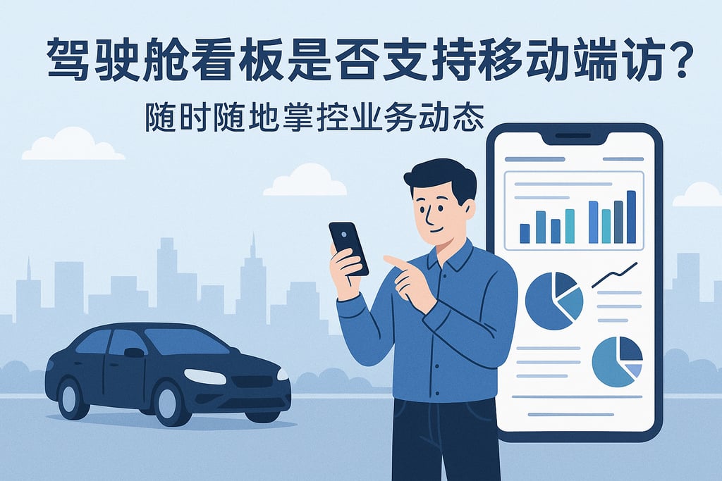 驾驶舱看板能否支持移动端访问？随时随地掌控业务动态