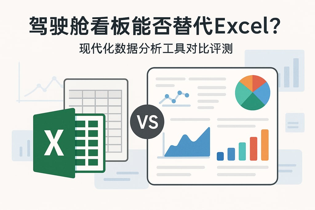 驾驶舱看板能否替代Excel？现代化数据分析工具对比评测