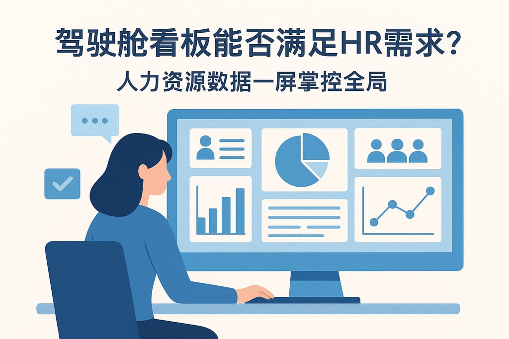 驾驶舱看板能否满足HR需求？人力资源数据一屏掌控全局