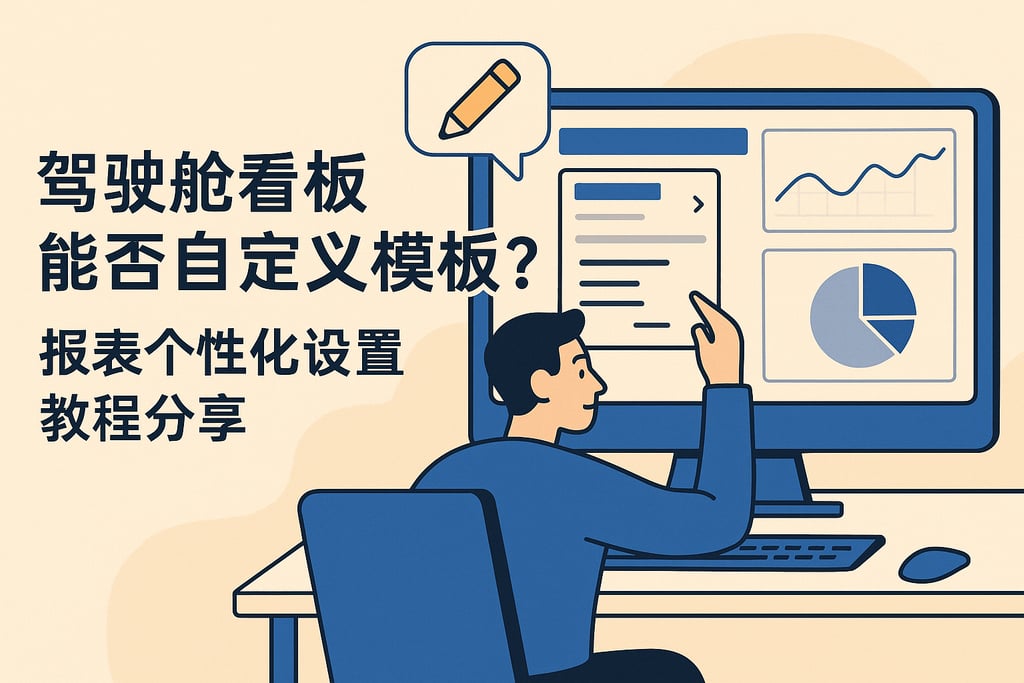 驾驶舱看板能否自定义模板？报表个性化设置教程分享