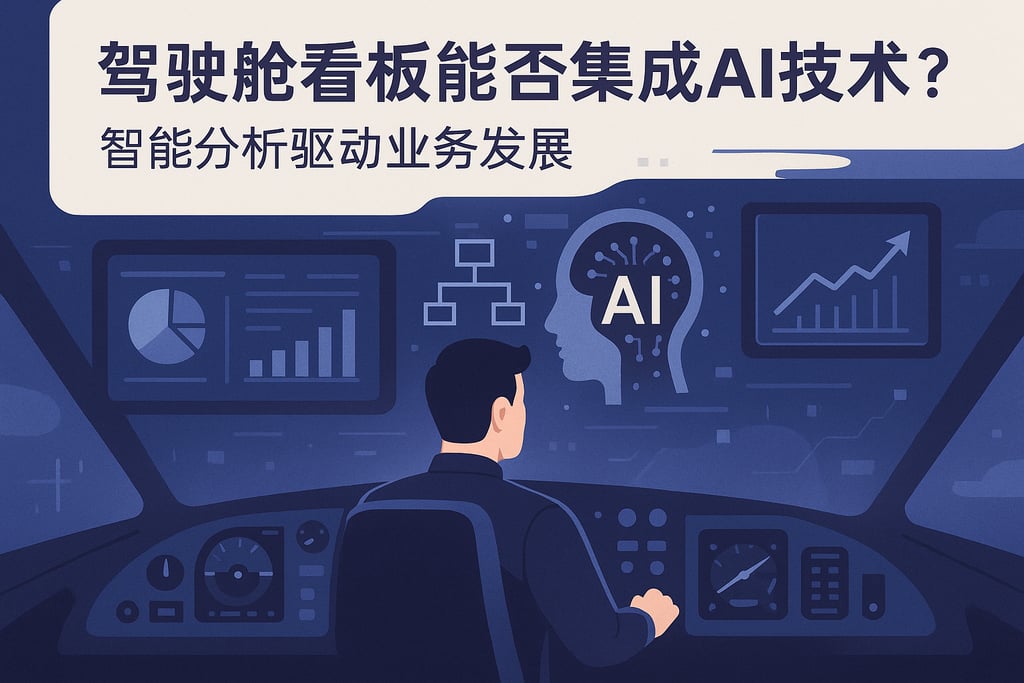 驾驶舱看板能否集成AI技术？智能分析驱动业务发展