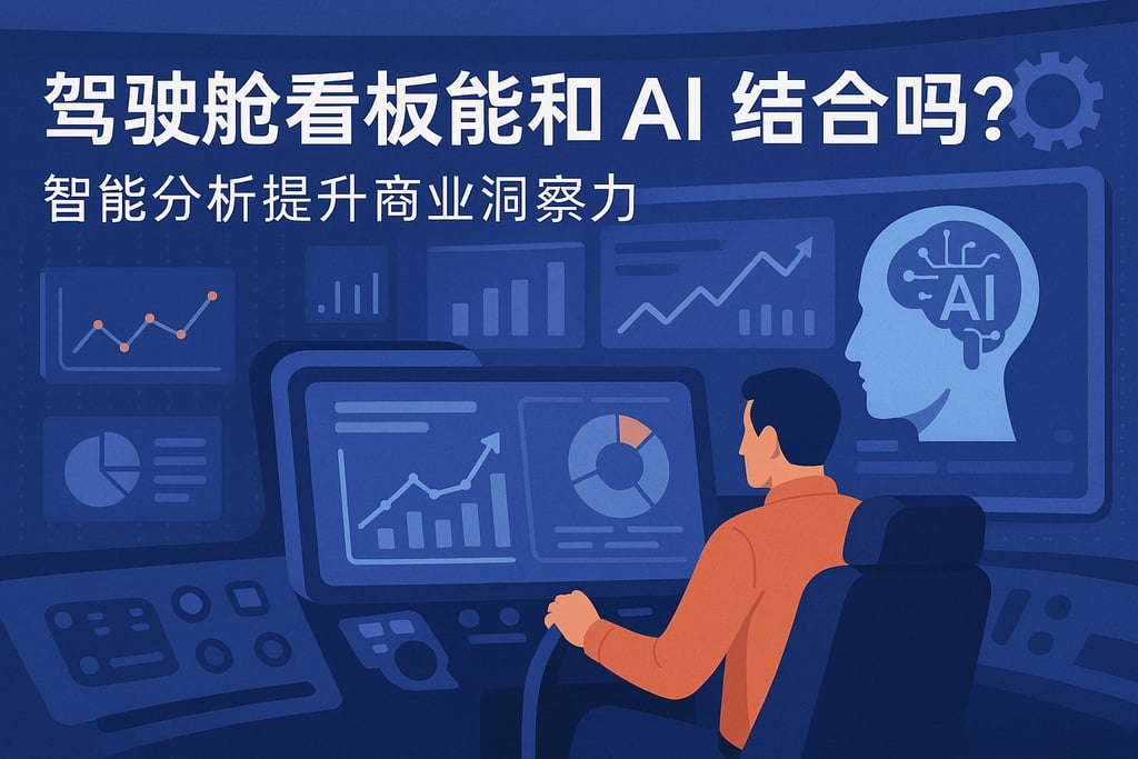 驾驶舱看板能和AI结合吗？智能分析提升商业洞察力