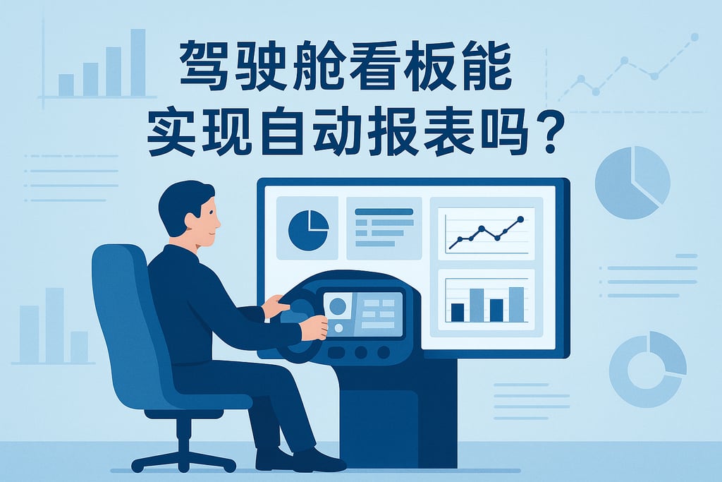 驾驶舱看板能实现自动报表吗？定期输出支持管理需求
