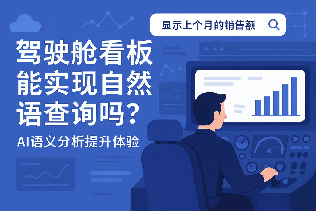 驾驶舱看板能实现自然语言查询吗？AI语义分析提升体验