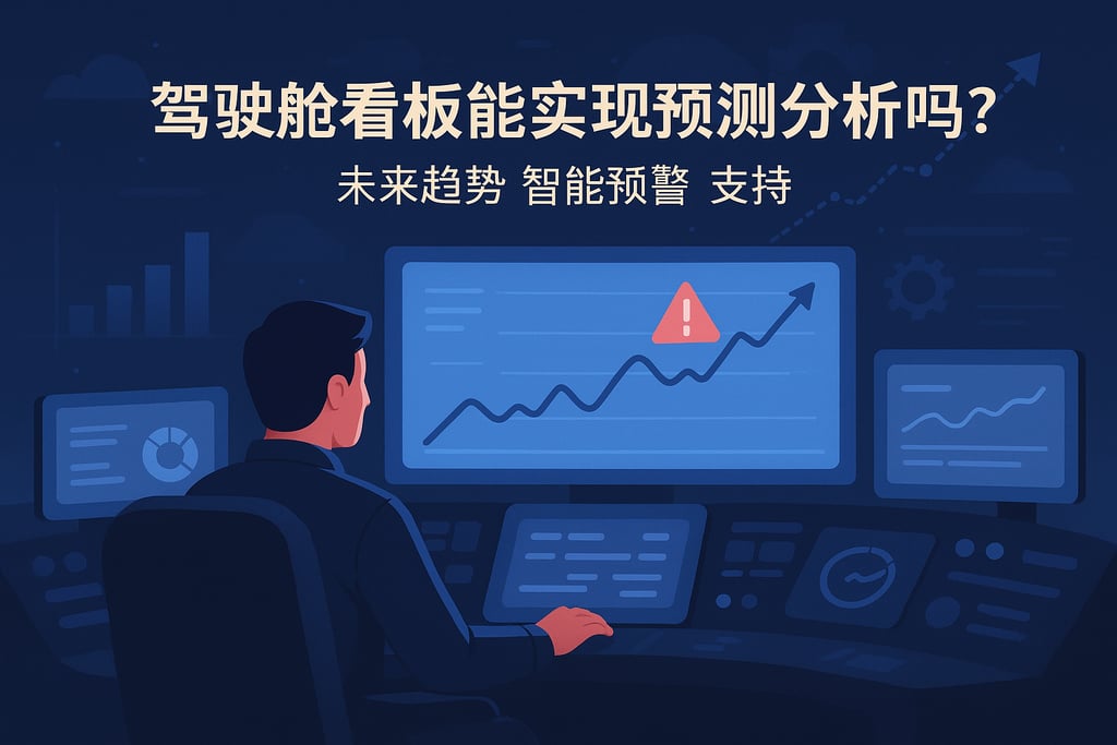 驾驶舱看板能实现预测分析吗？未来趋势智能预警支持
