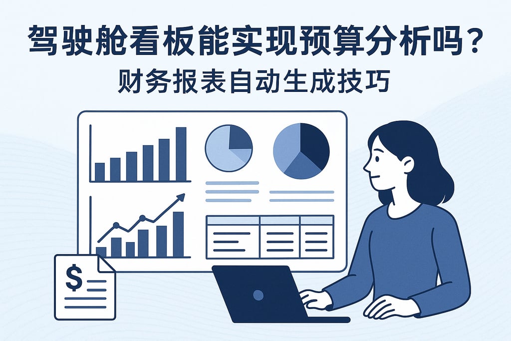驾驶舱看板能实现预算分析吗？财务报表自动生成技巧