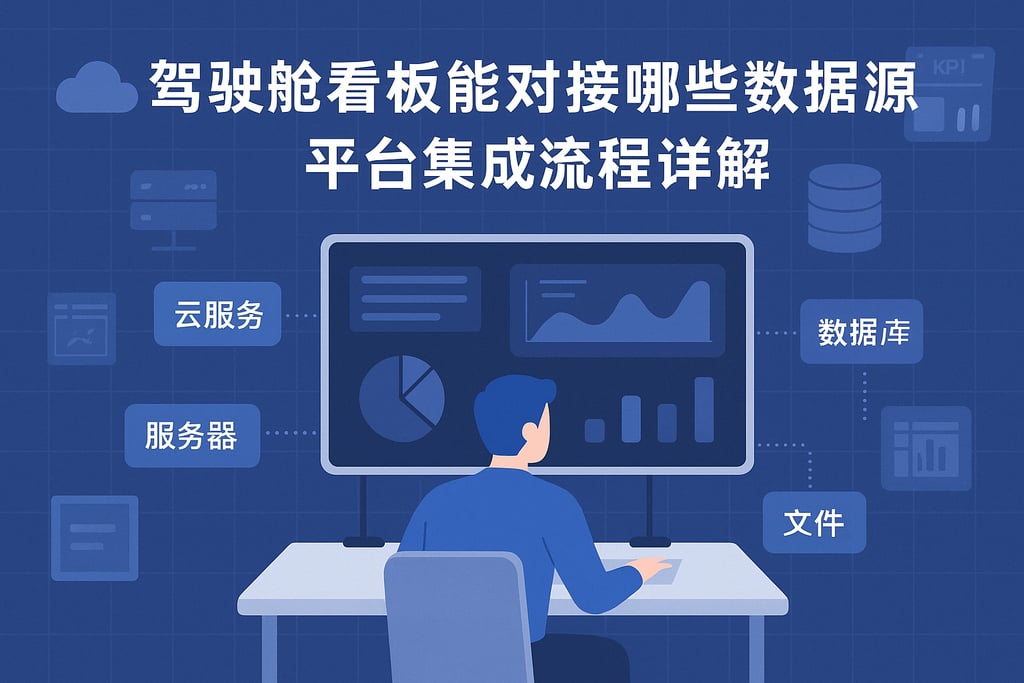 驾驶舱看板能对接哪些数据源？平台集成流程详解