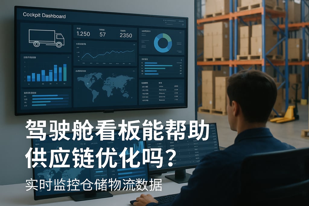 驾驶舱看板能帮助供应链优化吗？实时监控仓储物流数据