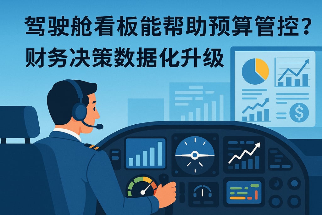 驾驶舱看板能帮助预算管控吗？财务决策数据化升级