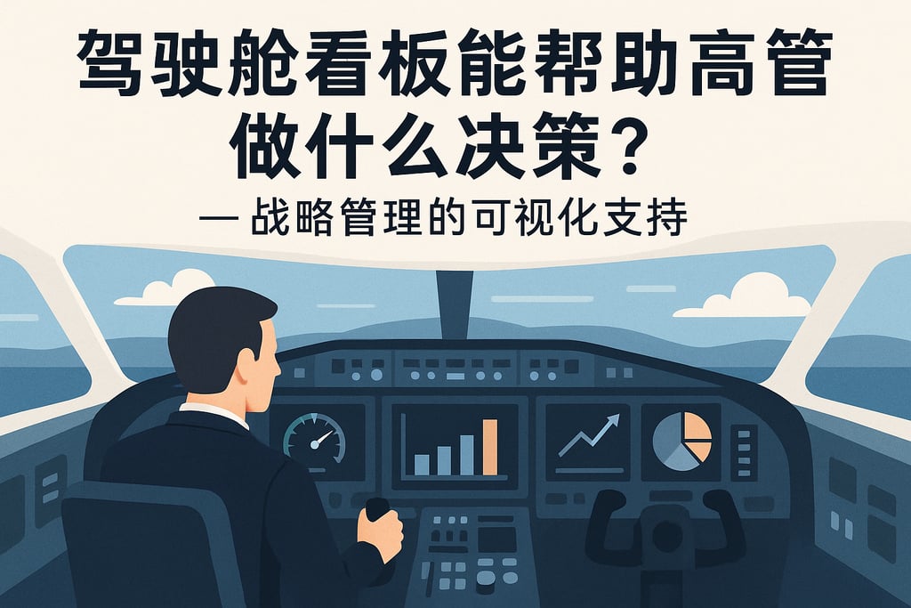 驾驶舱看板能帮助高管做什么决策？战略管理可视化支持