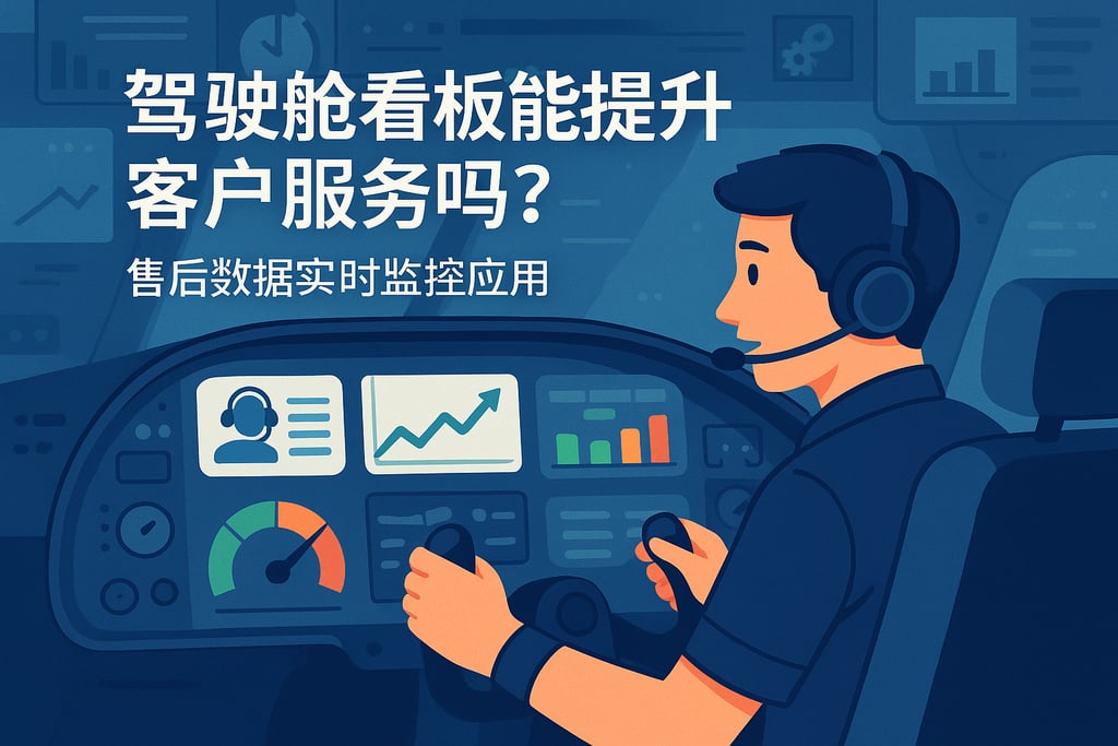 驾驶舱看板能提升客户服务吗？售后数据实时监控应用
