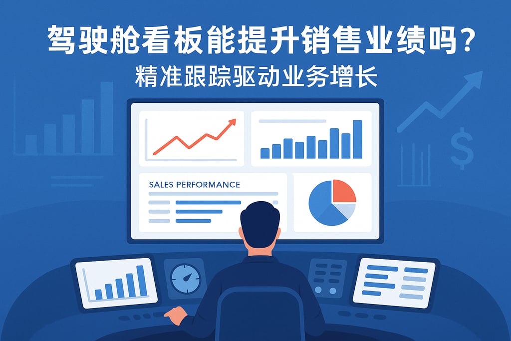 驾驶舱看板能提升销售业绩吗？精准跟踪驱动业务增长