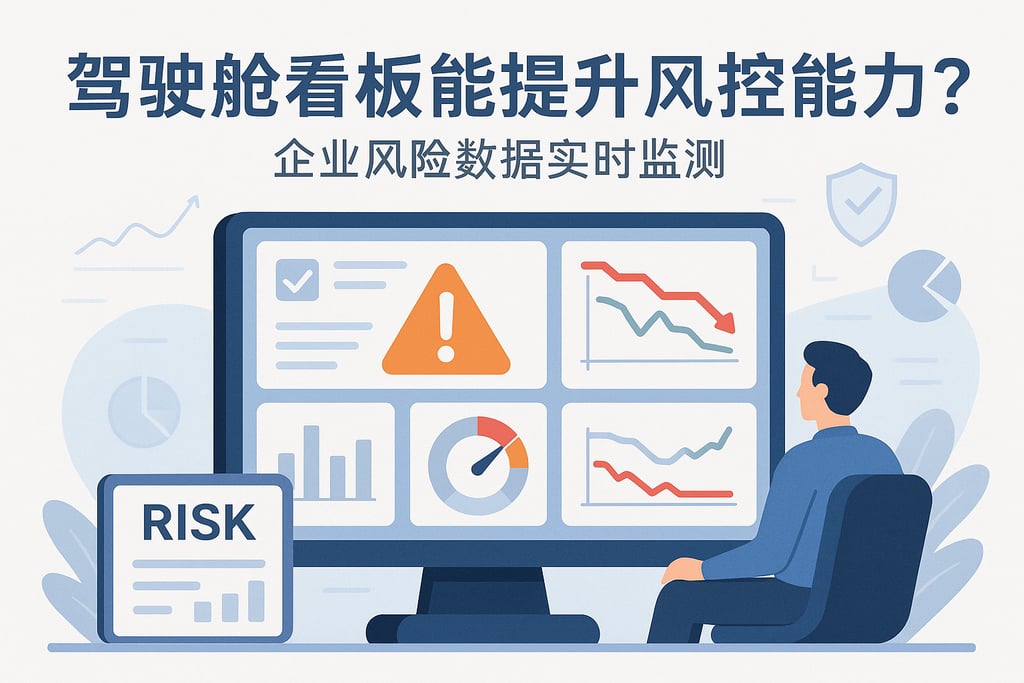 驾驶舱看板能提升风控能力吗？企业风险数据实时监测