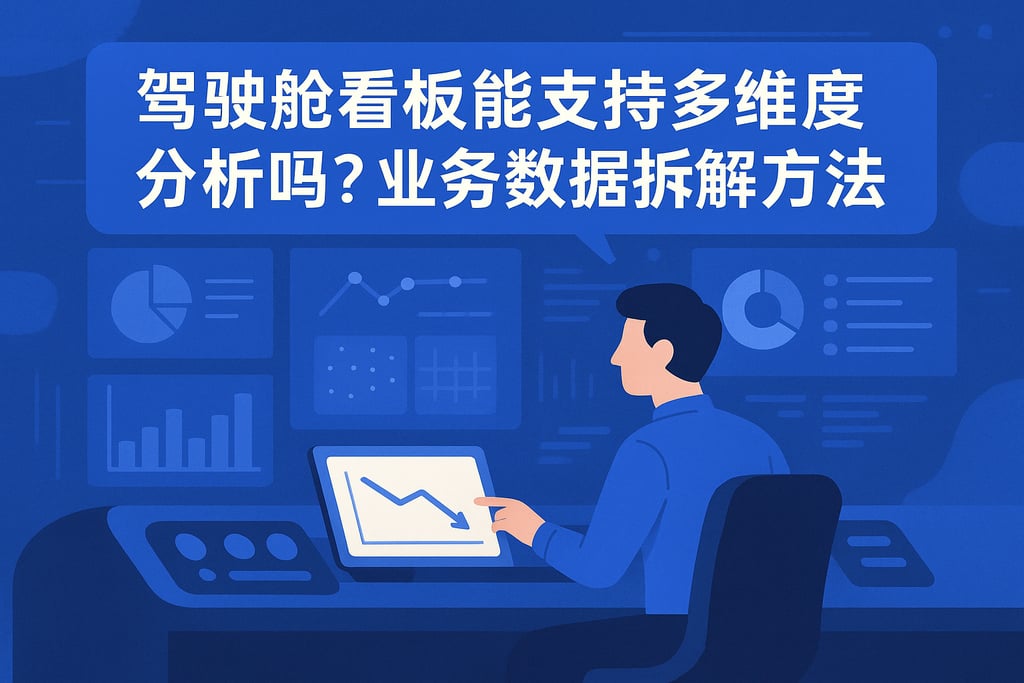 驾驶舱看板能支持多维度分析吗？业务数据拆解实操方法