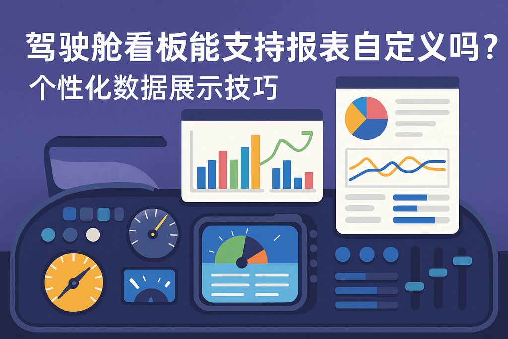 驾驶舱看板能支持报表自定义吗？个性化数据展示技巧