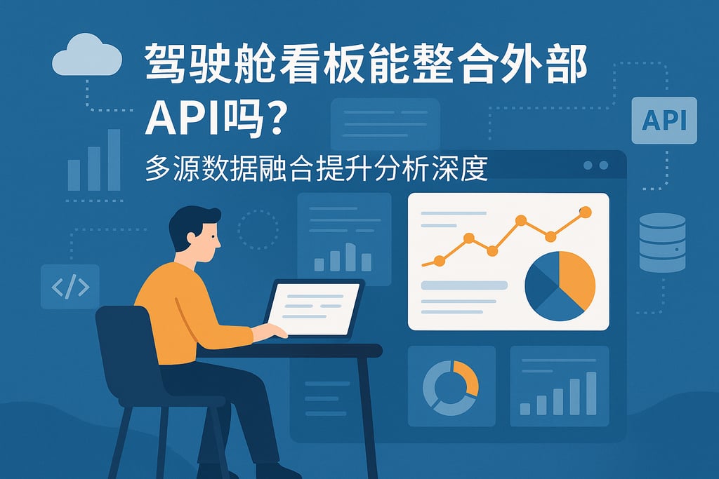 驾驶舱看板能整合外部API吗？多源数据融合提升分析深度