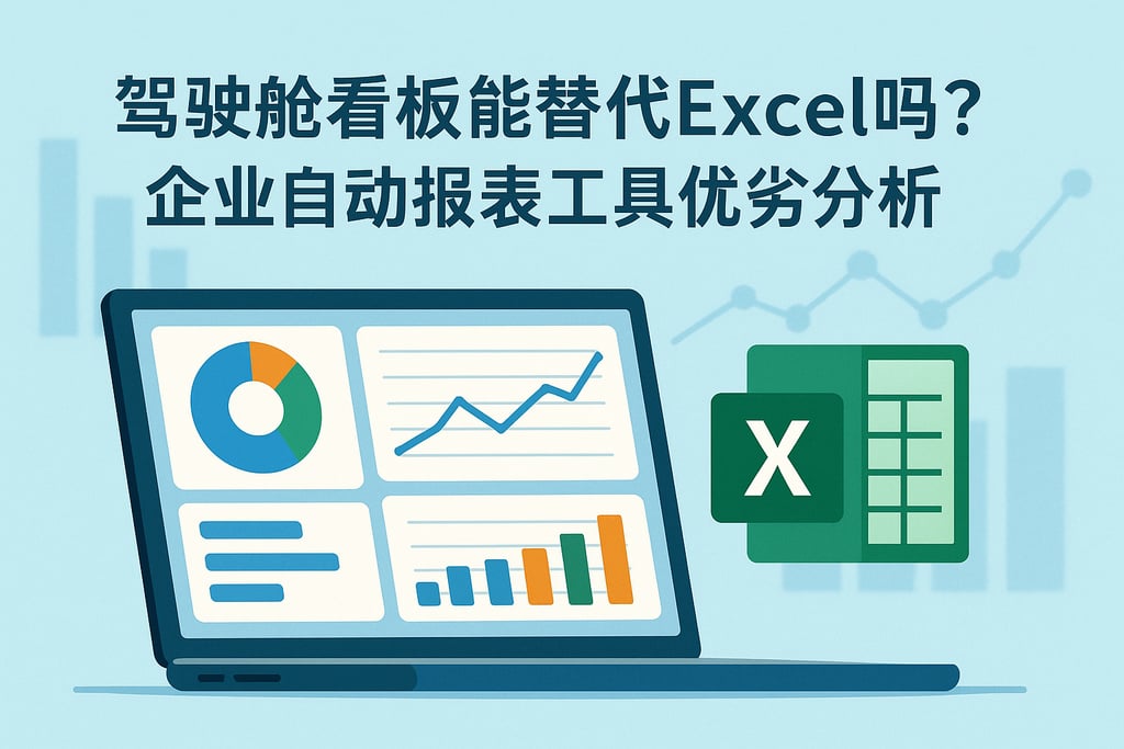 驾驶舱看板能替代Excel吗？企业自动报表工具优劣分析