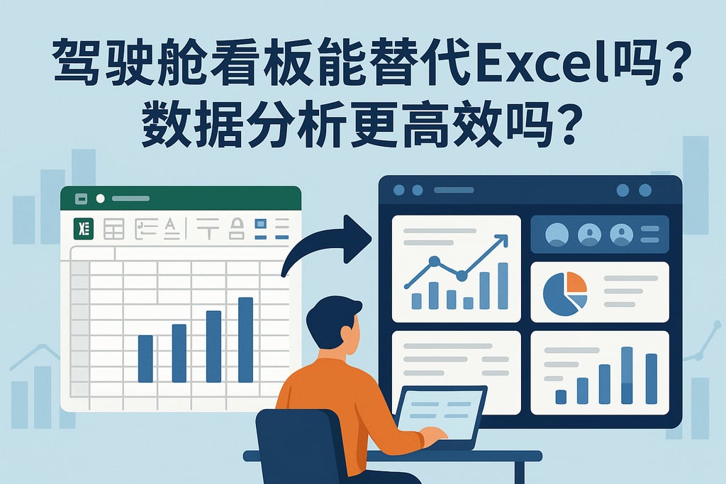 驾驶舱看板能替代Excel吗？数据分析更高效吗