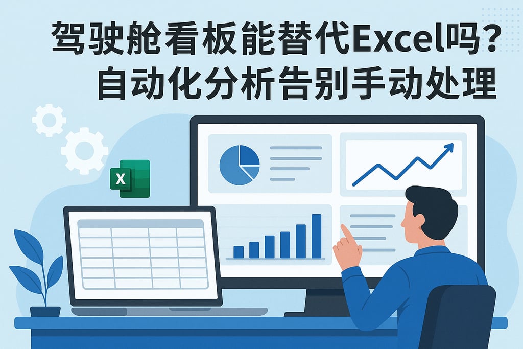 驾驶舱看板能替代Excel吗？自动化分析告别手动处理