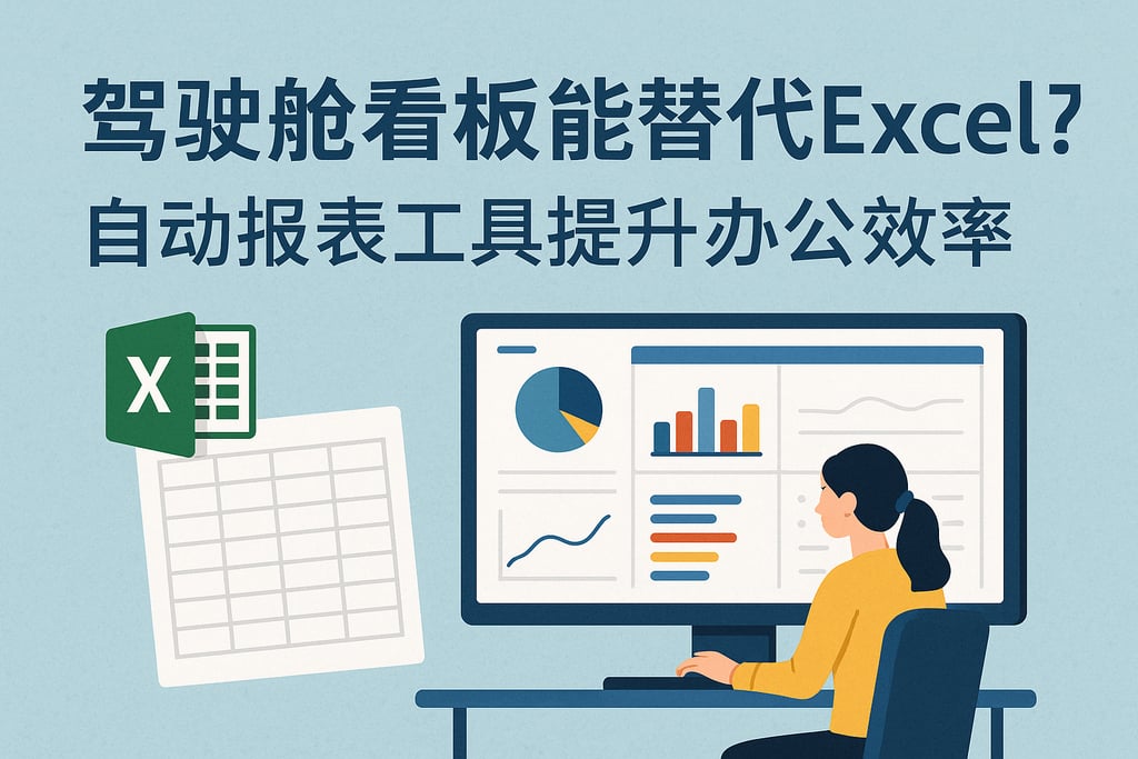 驾驶舱看板能替代Excel吗？自动报表工具提升办公效率