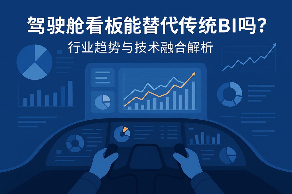 驾驶舱看板能替代传统BI吗？行业趋势与技术融合解析