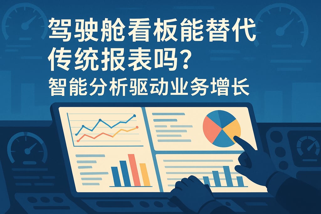 驾驶舱看板能替代传统报表吗？智能分析驱动业务增长