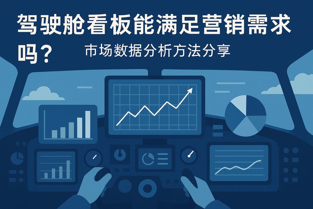 驾驶舱看板能满足营销需求吗？市场数据分析方法分享