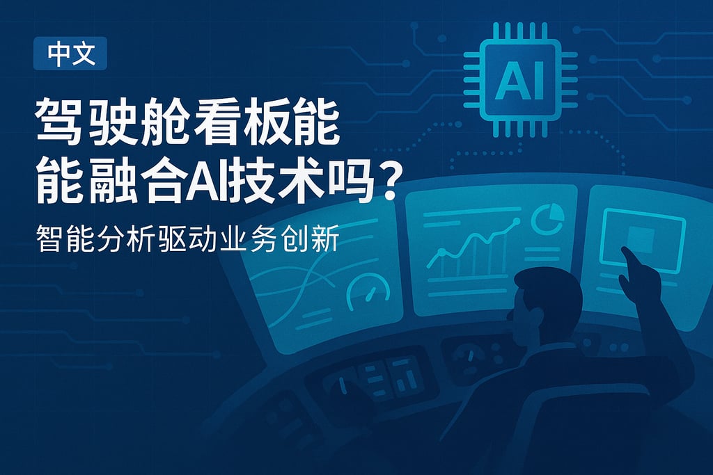 驾驶舱看板能融合AI技术吗？智能分析驱动业务创新