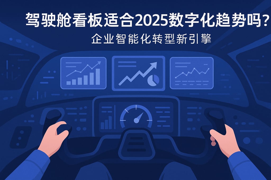 驾驶舱看板适合2025数字化趋势吗？企业智能化转型新引擎