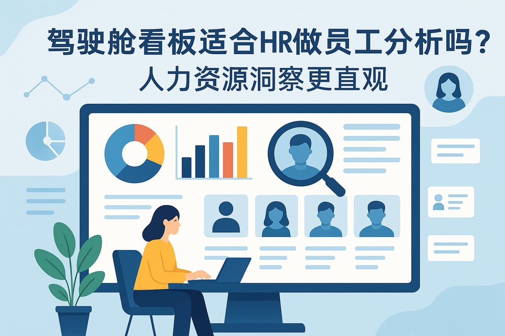驾驶舱看板适合HR做员工分析吗？人力资源洞察更直观