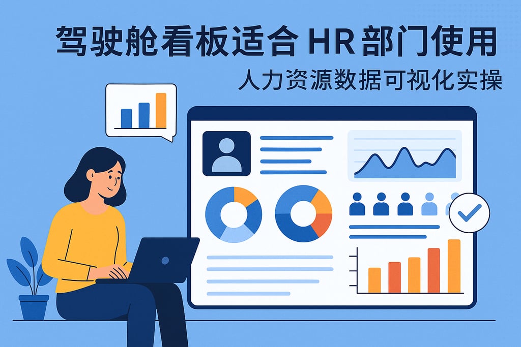 驾驶舱看板适合HR部门使用吗？人力资源数据可视化实操