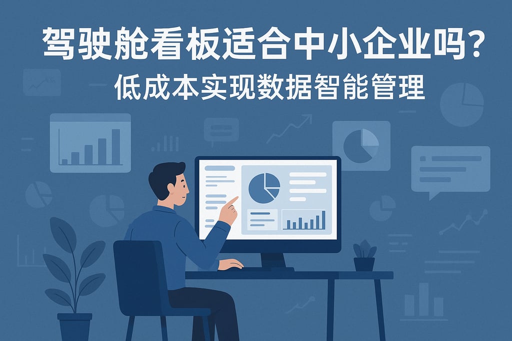 驾驶舱看板适合中小企业吗？低成本实现数据智能管理