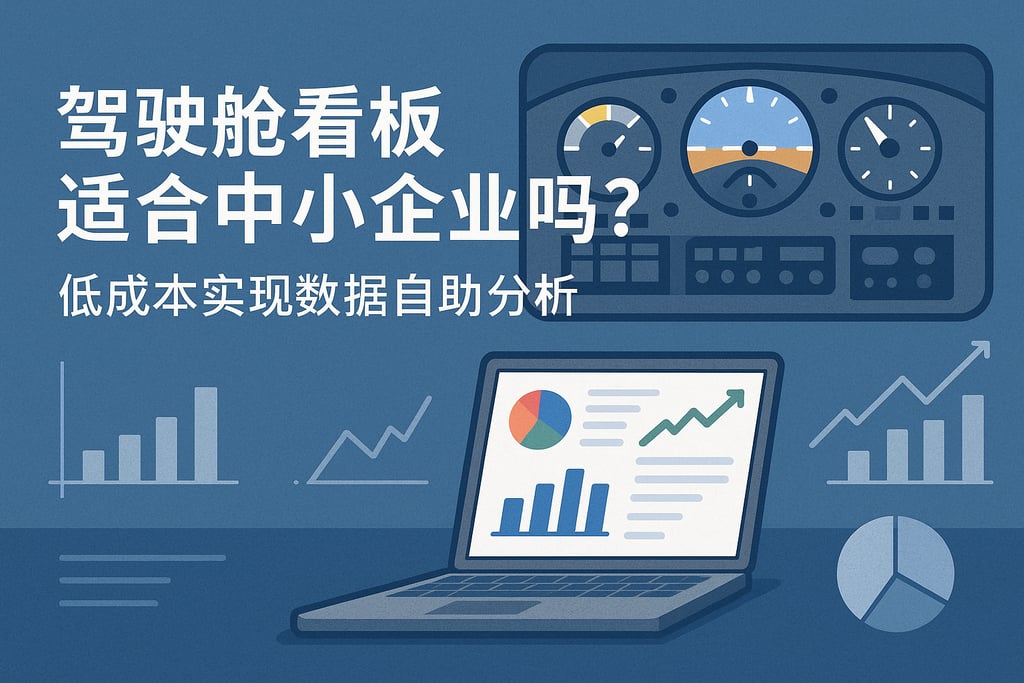 驾驶舱看板适合中小企业吗？低成本实现数据自助分析
