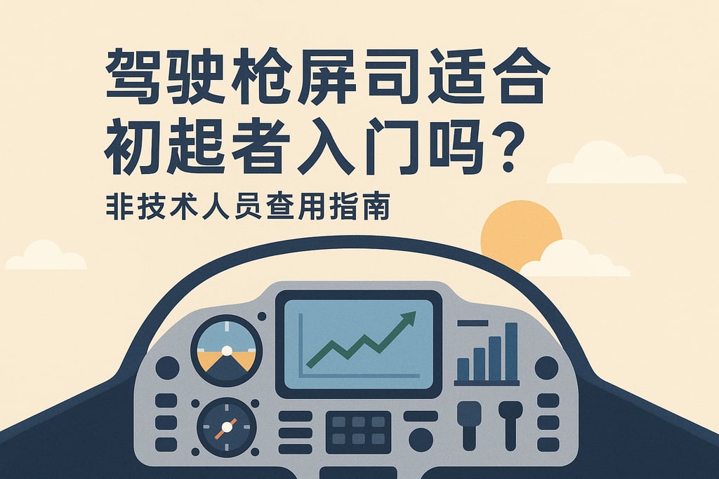 驾驶舱看板适合初学者入门吗？非技术人员操作指南