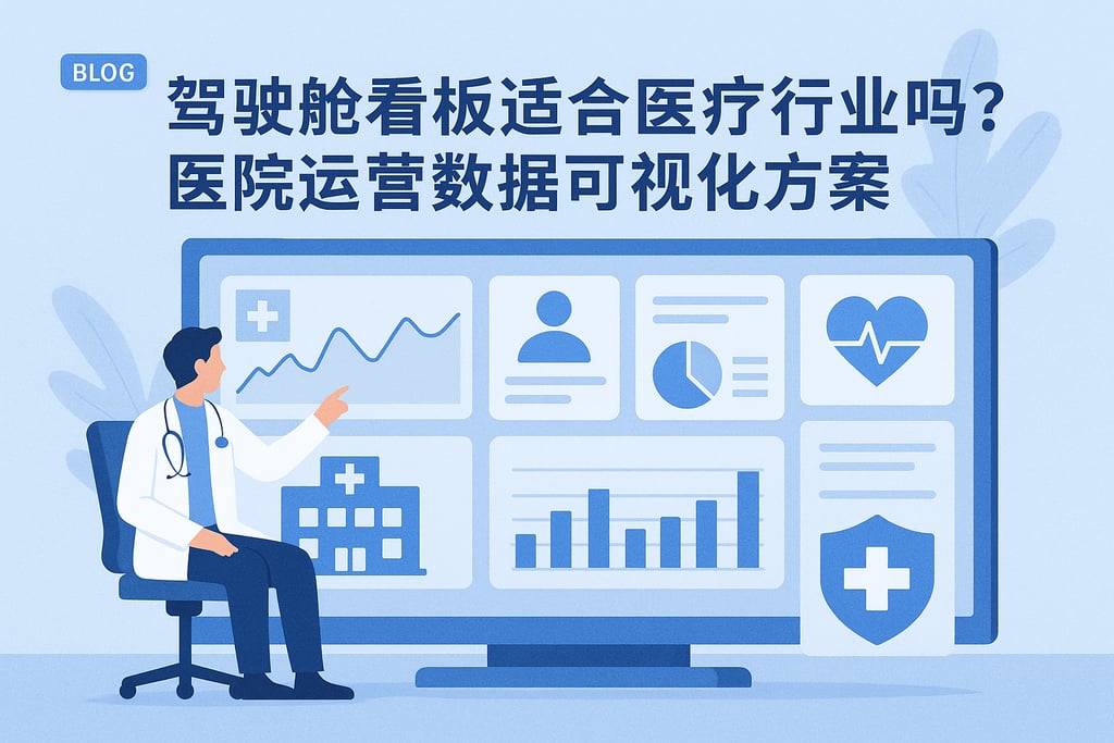 驾驶舱看板适合医疗行业吗？医院运营数据可视化方案