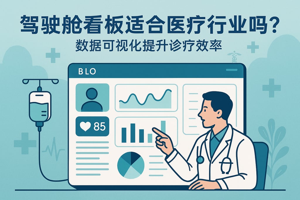 驾驶舱看板适合医疗行业吗？数据可视化提升诊疗效率