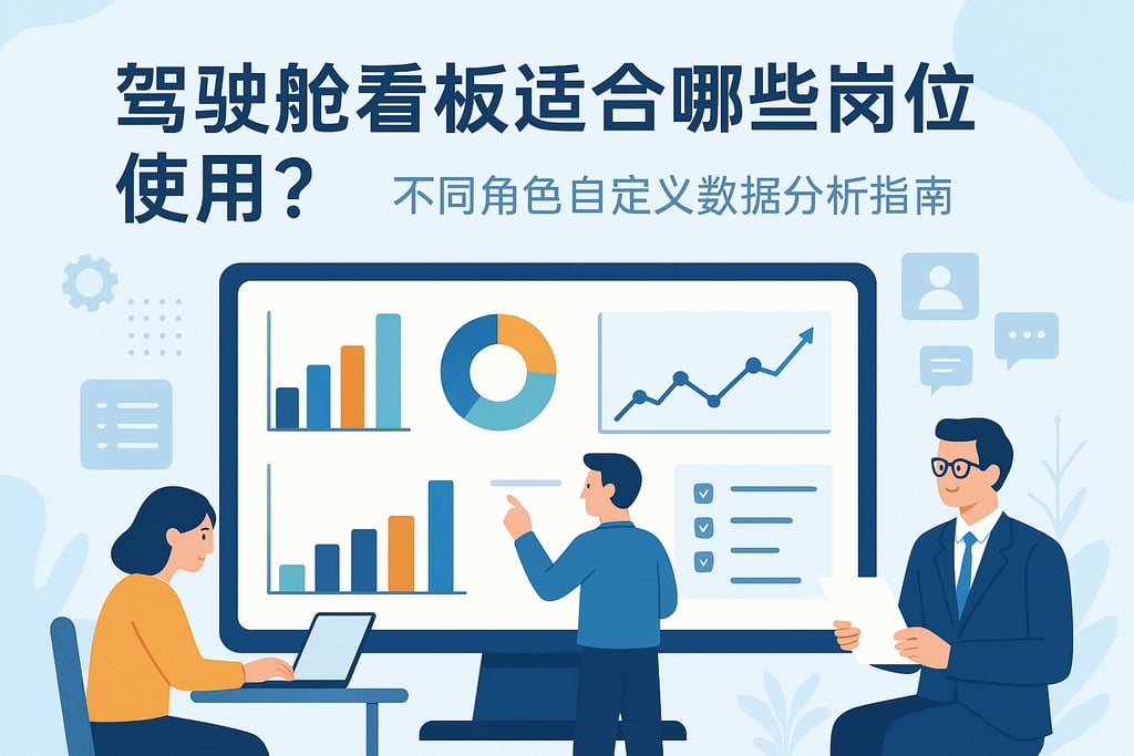 驾驶舱看板适合哪些岗位使用？不同角色自定义数据分析指南