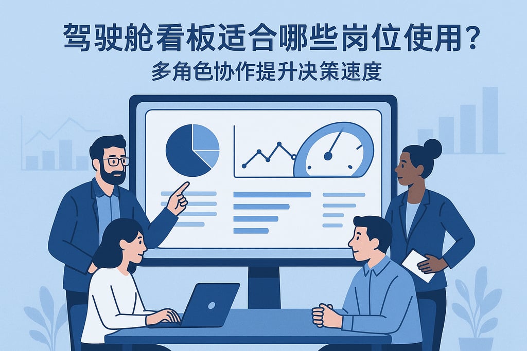 驾驶舱看板适合哪些岗位使用？多角色协作提升决策速度