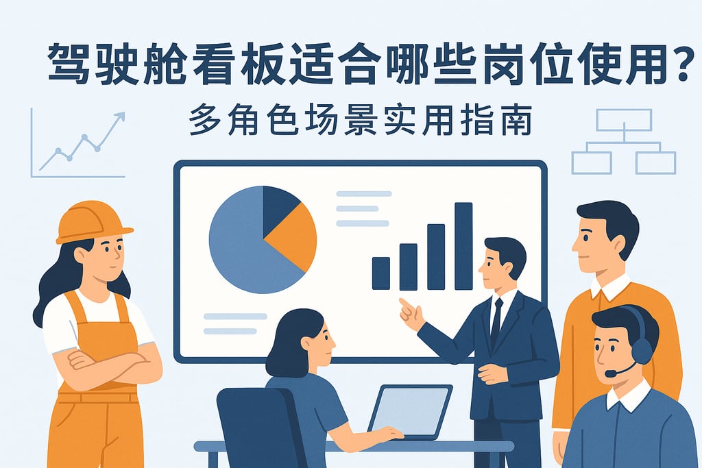 驾驶舱看板适合哪些岗位使用？多角色场景实用指南