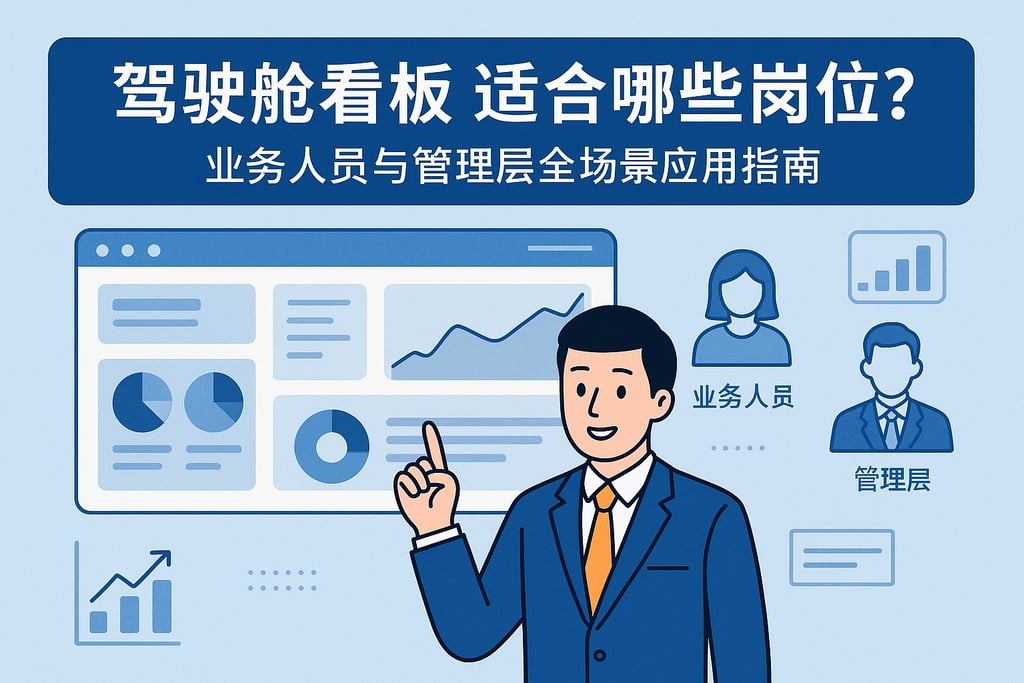 驾驶舱看板适合哪些岗位？业务人员与管理层全场景应用指南