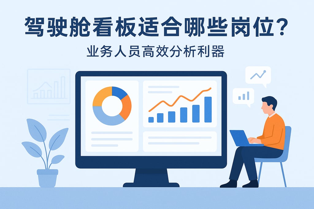 驾驶舱看板适合哪些岗位？业务人员高效分析利器