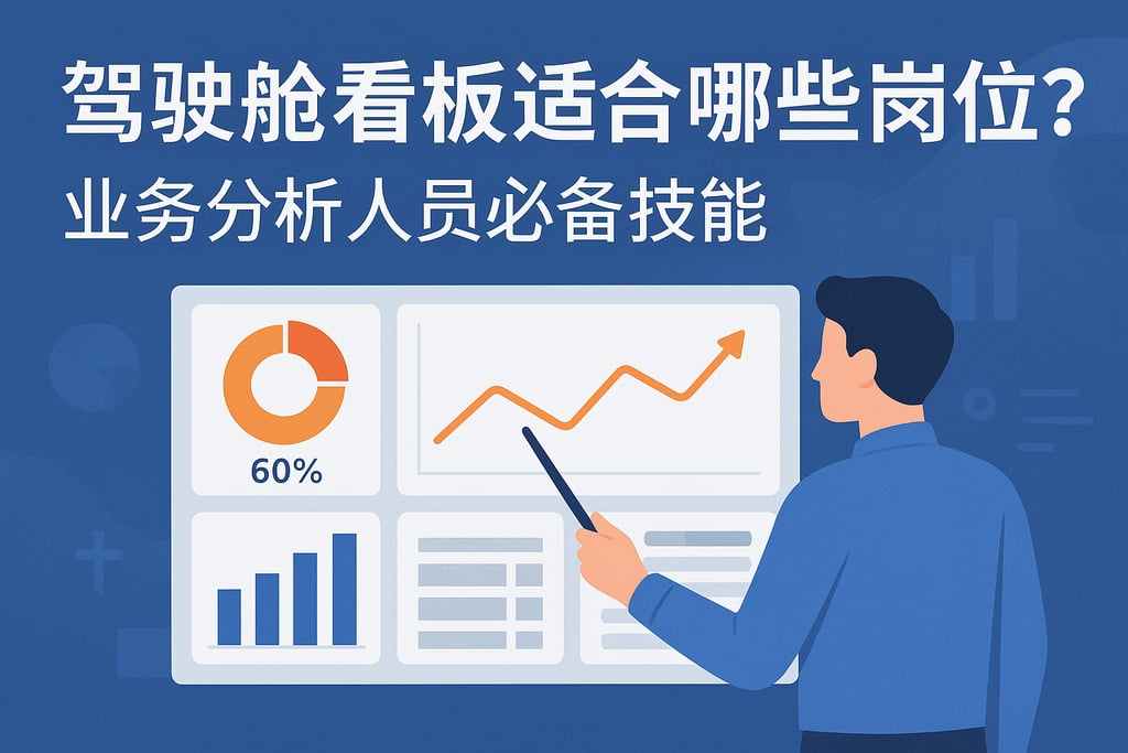 驾驶舱看板适合哪些岗位？业务分析人员必备技能