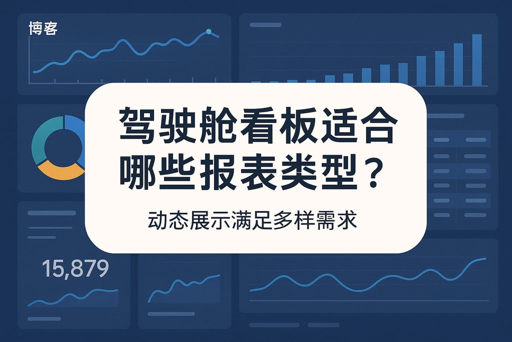 驾驶舱看板适合哪些报表类型？动态展示满足多样需求