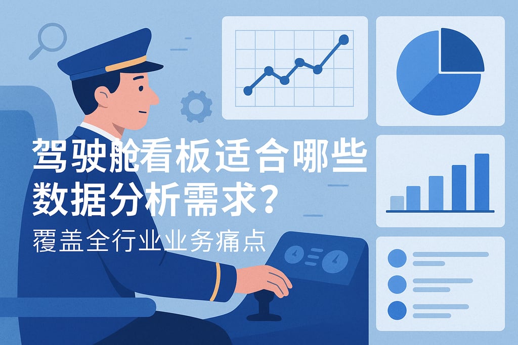 驾驶舱看板适合哪些数据分析需求？覆盖全行业业务痛点