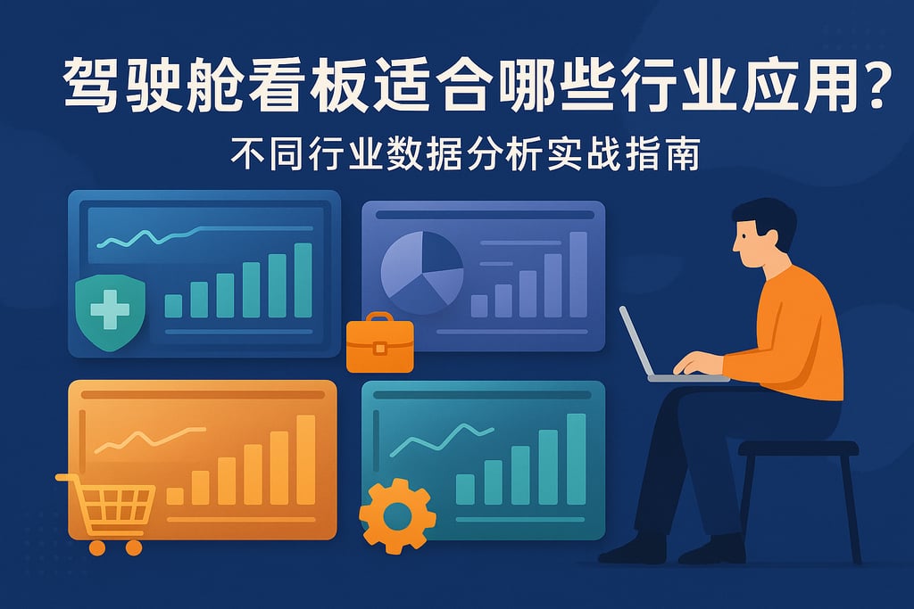 驾驶舱看板适合哪些行业应用？不同行业数据分析实战指南