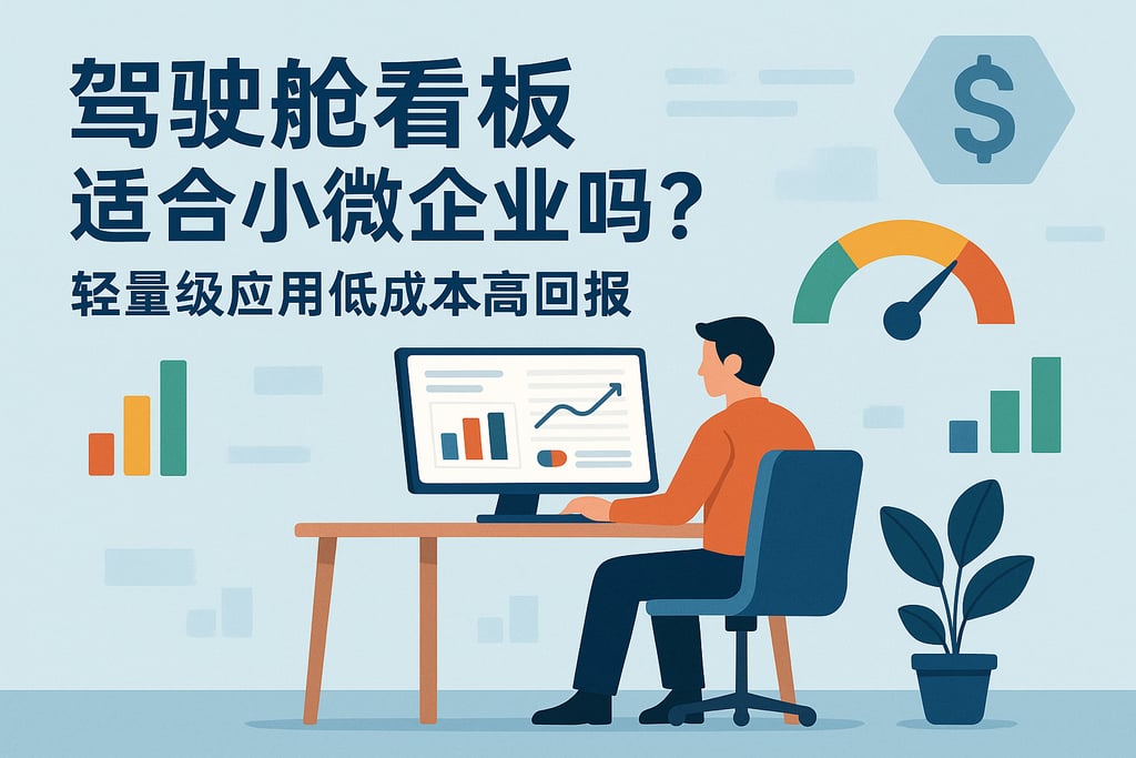 驾驶舱看板适合小微企业吗？轻量级应用低成本高回报