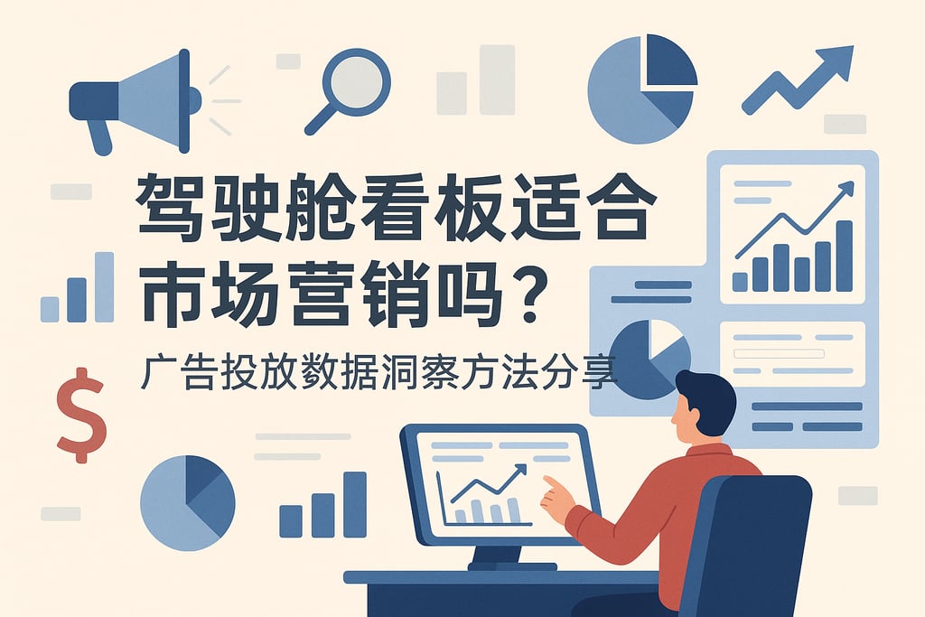 驾驶舱看板适合市场营销吗？广告投放数据洞察方法分享