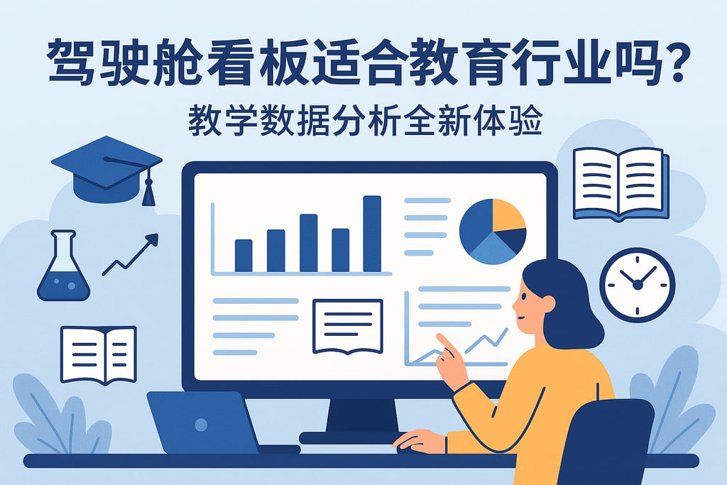 驾驶舱看板适合教育行业吗？教学数据分析全新体验