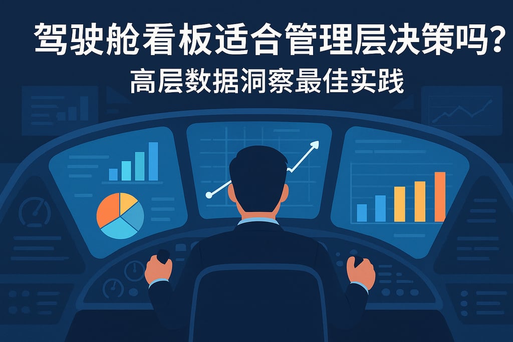 驾驶舱看板适合管理层决策吗？高层数据洞察最佳实践
