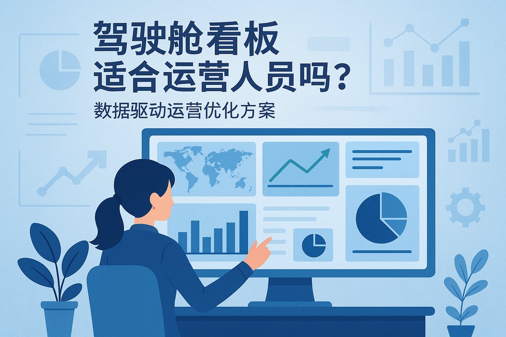 驾驶舱看板适合运营人员吗？数据驱动运营优化方案